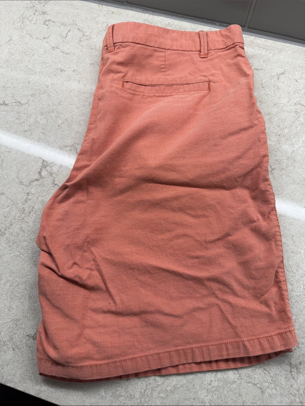 GAP Orange Boyfriend Roll Up Shorts